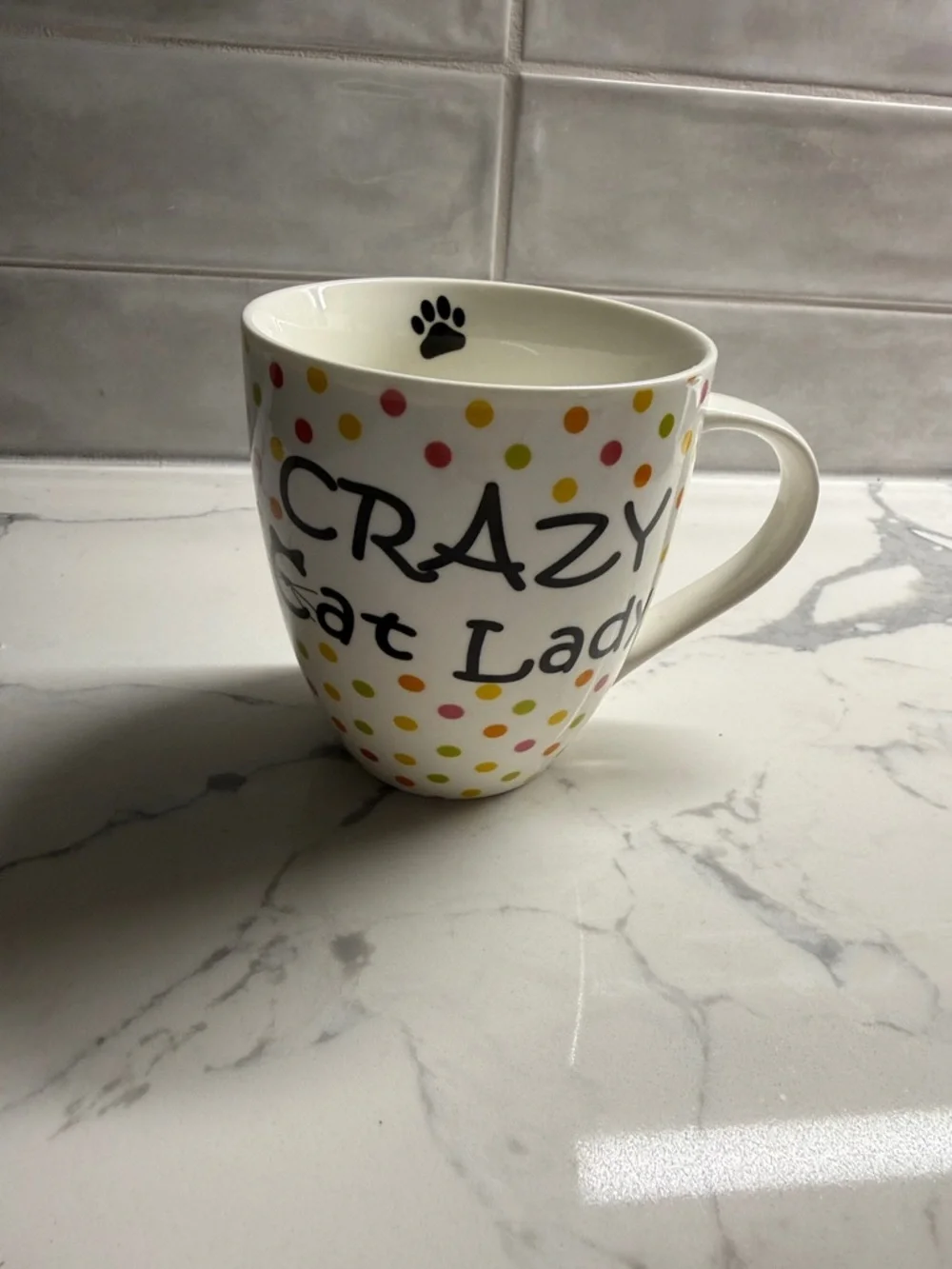 THL crazy cat lady coffee mug